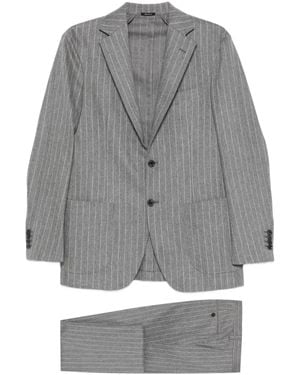 Sartorio Napoli Striped Blazer - Grey