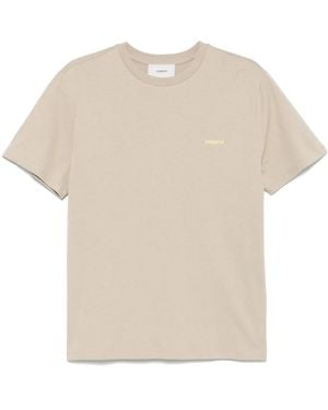 Coperni T-Shirt mit Logo-Print - Natur
