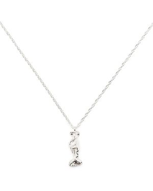 Loveness Lee I Alphabet-Charm Necklace - Metallic
