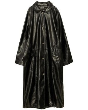 Bimba Y Lola Midi Trench Coat - Black