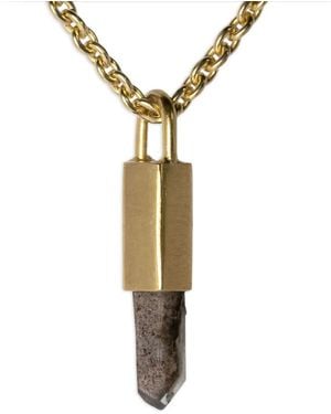 Parts Of 4 Talisman Necklace - Metallic