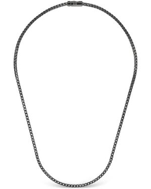 Desmo Fish Bone Chain Necklace - Metallizzato