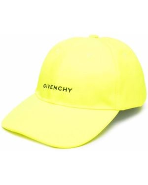 Givenchy Embroidered-Logo Baseball Cap - Yellow
