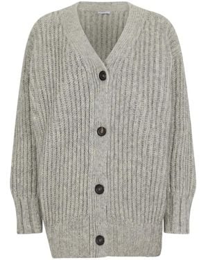Malo Geribbeld Vest - Grijs