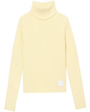 Marc Jacobs Gerippter Rollkragenpullover - Gelb