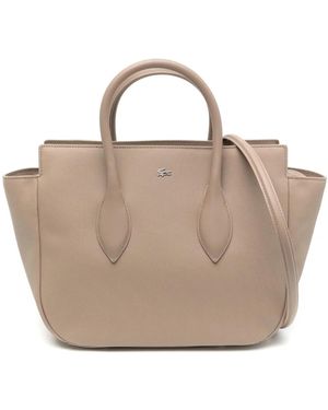 Lacoste Medium Daily City Tote Bag - Natural