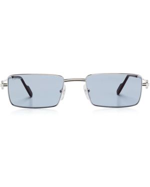 Cartier Occhiali Da Sole Squadrati - Blu
