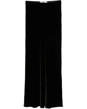 Rohe Velvet Long Skirt - Black