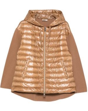 Herno Padded Hooded Jacket - Natural