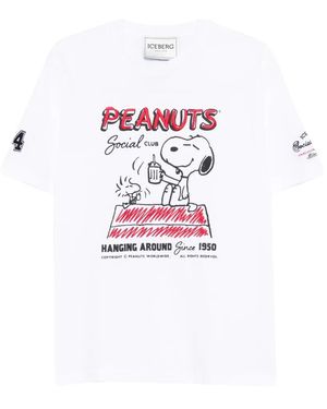 Iceberg Peanuts Graphic T-Shirt - White