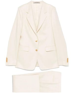 Tagliatore Linen Suit - Natural