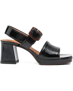 Chie Mihara Ginka Buckle-Strap Sandals - Black