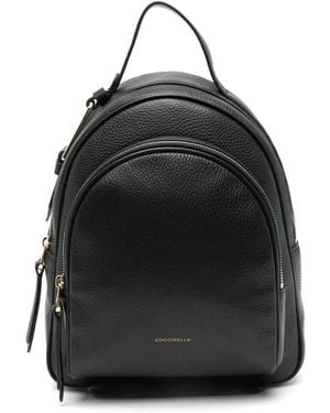 Coccinelle Rucksack aus Leder - Schwarz