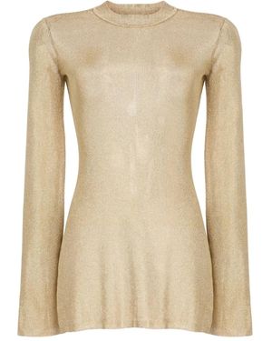 SER.O.YA Ines Metallic Top - Natural