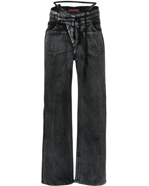 OTTOLINGER High-Waist Wide-Leg Trousers - Black