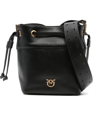 Pinko Borsa A Secchiello Love Birds - Nero