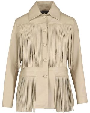 Dan Cassab Chaqueta Dixie Con Flecos - Neutro