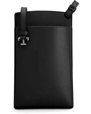 Tod's Timeless Leather Phone Pouch - Black