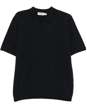 J.Lindeberg Reymond Knitted Polo Shirt - Black