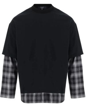 Comme des Garçons Layered-Sleeve T-Shirt - Blue