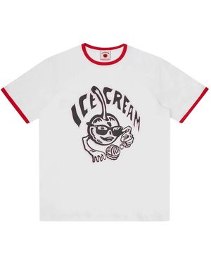 ICECREAM Camiseta Con Estampado Gráfico - Blanco