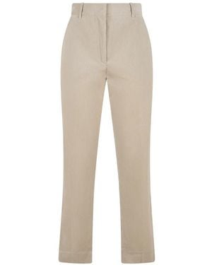 Moorer Corduroy Pants - Natural