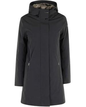 Rrd Montecristo Hooded Coat - Black