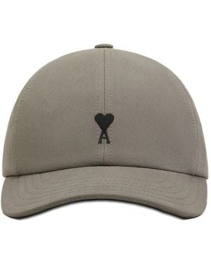 Ami Paris Ami De Coeur Embroidery Cap - Grey
