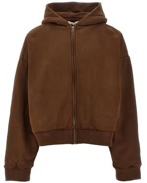 Entire studios Zip-Up Hoodie - Brown