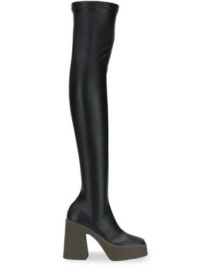 Stella McCartney Platform Thigh-High Boots - Black