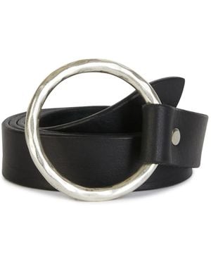 D'Amico Gürtel aus Leder - Schwarz