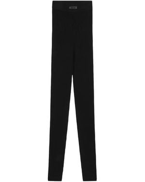 Fear Of God Logo-Plaque Leggings - Black