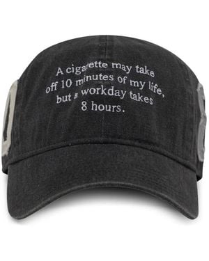 PRAYING Cig Baseball Cap - Black