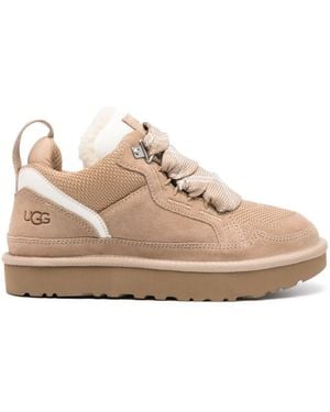 UGG Oversized-tongue Lace-up Trainers - Pink