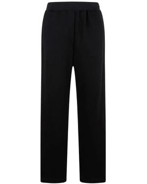 Roberto Cavalli Logo-Embroidered Track Trousers - Black