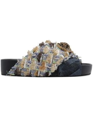 Kurt Geiger Chelsea Cross Sandals - Blue