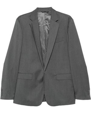 Costumein Single-Breasted Wool Blazer - Gray