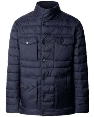Hackett Velospeed Quilted Jacket - Blue