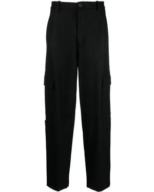 Erika Cavallini Semi Couture Tapered Cargo Trousers - Black