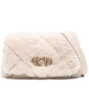 Liu Jo Umhängetasche Aus Shearling - Natur