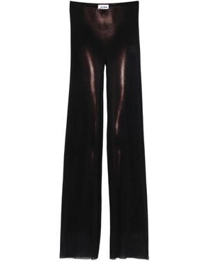 Jean Paul Gaultier Pantaloni Con Stampa - Nero