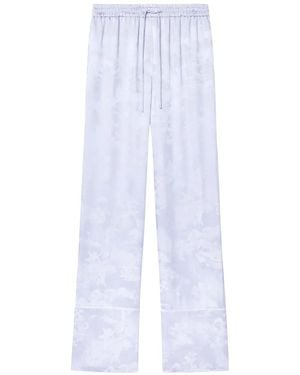 Off-White c/o Virgil Abloh Fresco-Jacquard Pyjamas Trousers - White