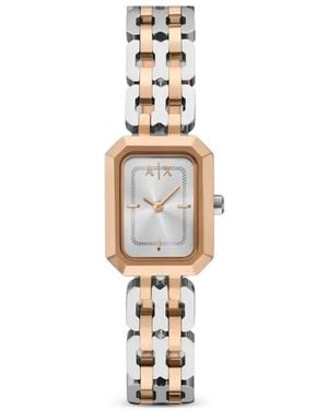 ARMANI EXCHANGE Rectangular-Shape 27Mm Watch - White