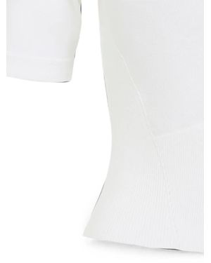 Givenchy Ribbed-Knit Polo Shirt - White