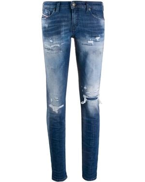 DIESEL Gracey Low-Rise Skinny Jeans - Blue