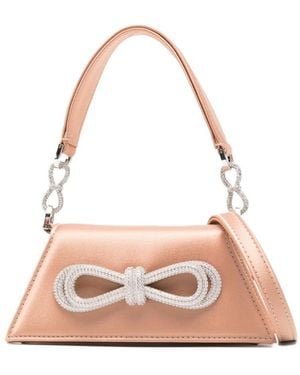 Mach & Mach Samantha Tas Verfraaid Met Kristallen - Roze