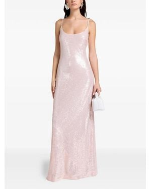 Needle & Thread Spaghetti-Strap Maxi Dress - Pink