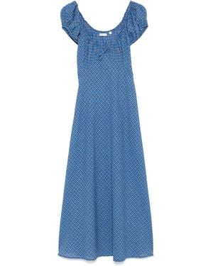Doen Abito Midi Sofia - Blu