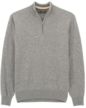 BOGGI Quarter-Zip Sweater - Gray