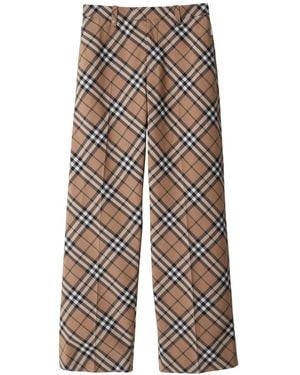 Burberry Karierte Hose - Mehrfarbig